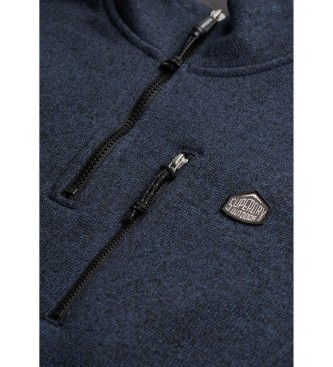 Superdry Storm Half Zip Sweatshirt navy
