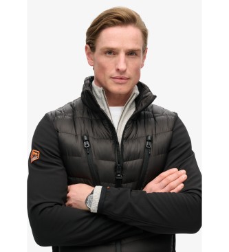 Superdry Storm Softshell Hybrid Jacke schwarz