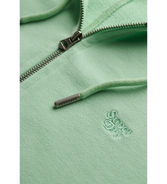 Superdry Felpa verde con zip Studios