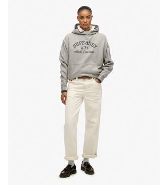Superdry Sweatshirt Athletic Essentials Relax cinzenta