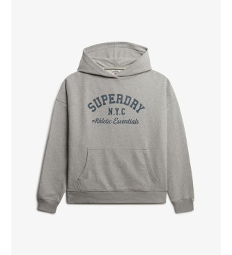 Superdry Sweatshirt Athletic Essentials Relax cinzenta