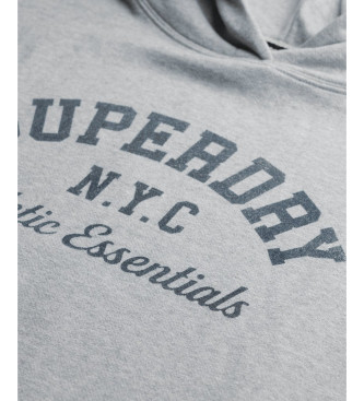 Superdry Sweatshirt Athletic Essentials Relax cinzenta