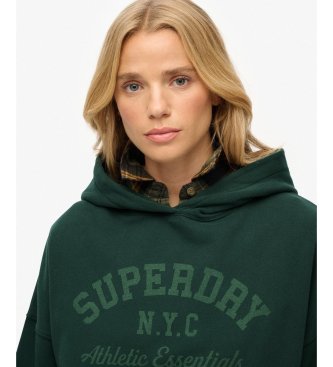 Superdry Sweat Athletic Essentials Relax vert