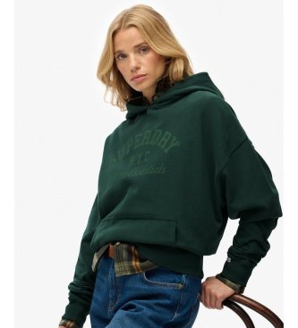 Superdry Sweat Athletic Essentials Relax vert
