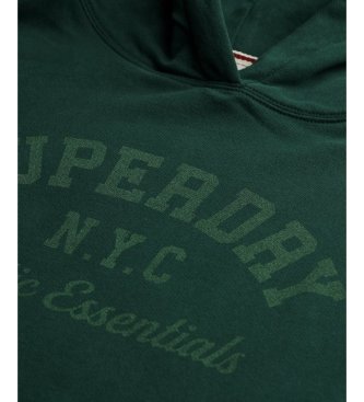 Superdry Sweat Athletic Essentials Relax vert