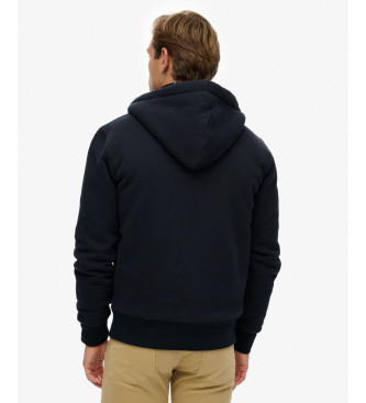 Superdry Borg Fodrad sweatshirt marinbl