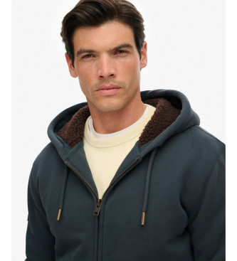 Superdry Borg Fodrad sweatshirt mrkgr