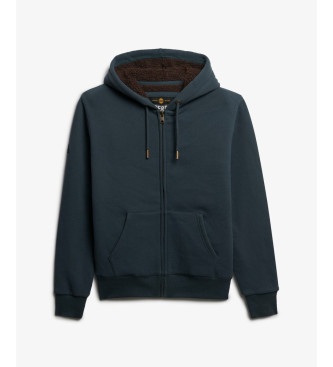 Superdry Borg Fodrad sweatshirt mrkgr