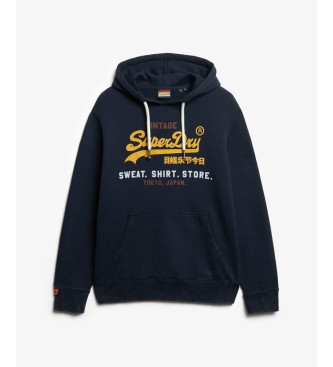 Superdry Sweatshirt Cali Rejada navy