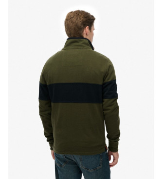 Superdry Classic Rugby Half Zip Sweatshirt grn