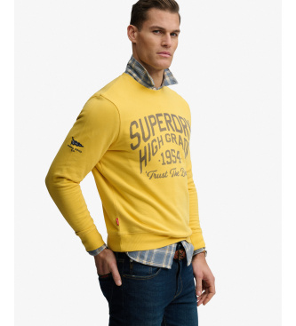 Superdry Coastal Relaxed sweatshirt geel