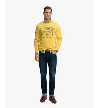 Superdry Coastal Relaxed sweatshirt geel