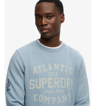 Superdry Coastal Relaxed sweatshirt blauw