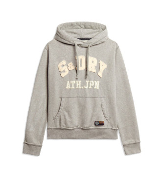 Superdry Bluza z kapturem Vintage Logo Athletic szary