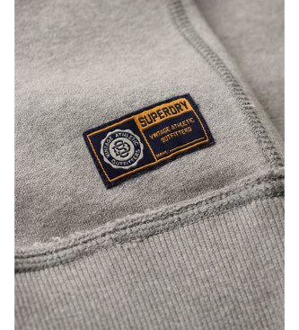 Superdry Sudadera con capucha Vintage Logo Athletic gris