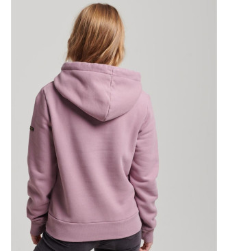 Superdry Sweat  capuche avec logo graphique japonais Vintage lilas