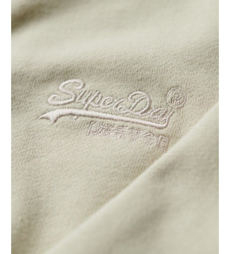 Superdry Sudadera con cremallera y logotipo Essential Ub  beige