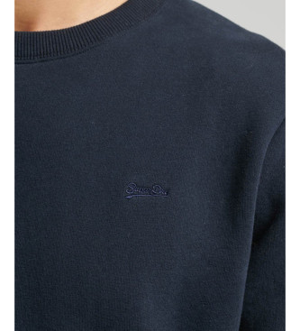 Superdry Sweatshirt com gola redonda e logtipo Essential navy