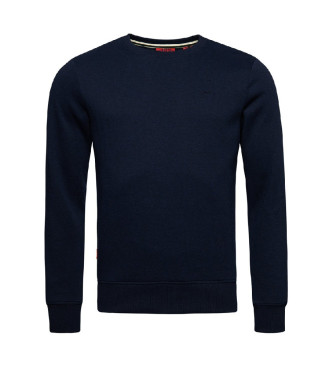 Superdry Sweatshirt with crew neck and logo Essential navy