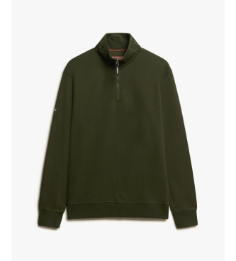 Superdry Half-zip sweatshirt with logo Utility green