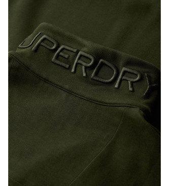 Superdry Half-zip sweatshirt with logo Utility green