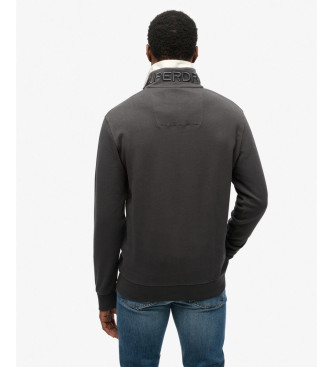 Superdry Half-zip sweatshirt with Utility logo grey