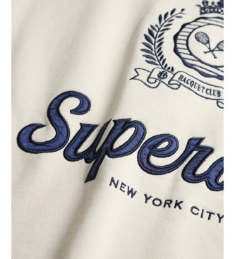 Superdry Country Club sweatshirt vit