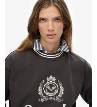 Superdry Country Club sweatshirt svart