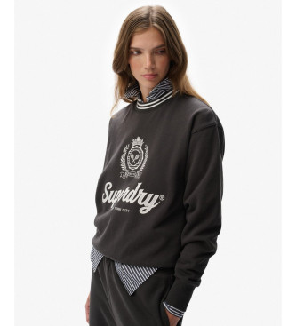 Superdry Country Club sweatshirt svart