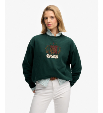 Superdry Sweatshirt Crest green