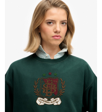 Superdry Sweatshirt Crest green