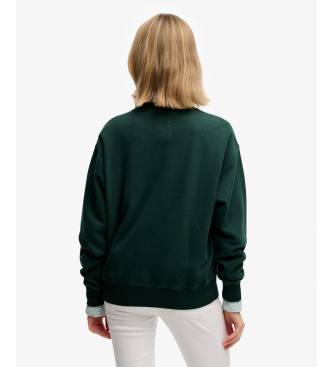 Superdry Sweatshirt Crest green