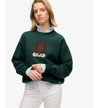 Superdry Sweatshirt Crest green