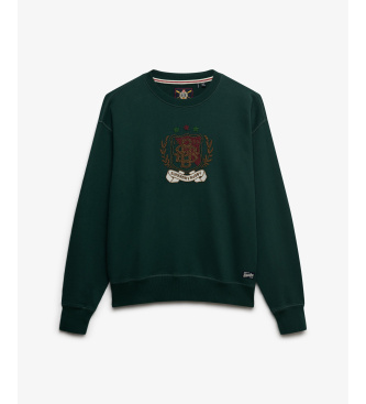 Superdry Sweatshirt Crest green