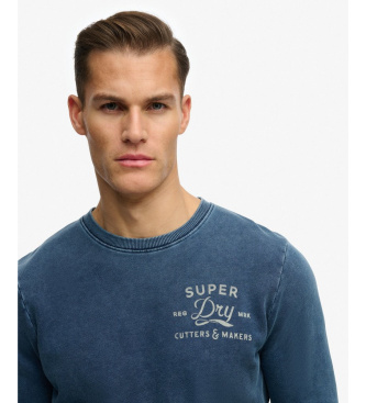 Superdry Camisola Cutters And Makers azul