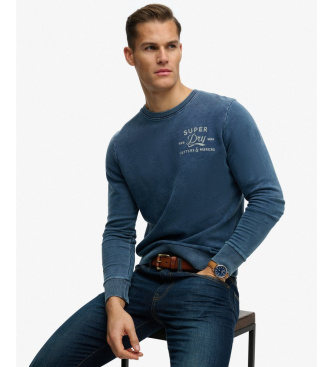 Superdry Camisola Cutters And Makers azul