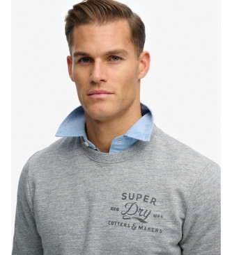 Superdry Sweat-shirt gris Cutters And Makers