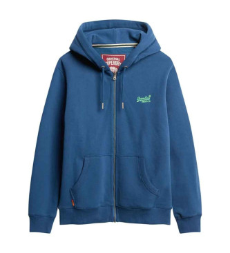 Superdry Essentieel sweatshirt blauw