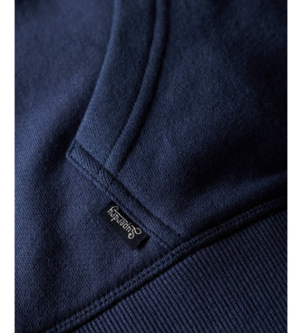 Superdry Niebieska bluza z logo Essential