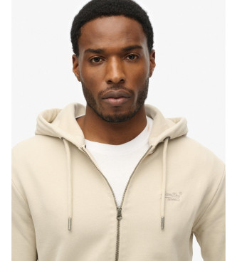 Superdry Essential Logo beige sweatshirt
