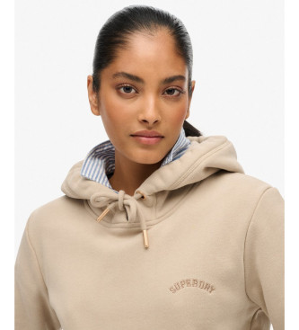 Superdry Essential Logo beige sweatshirt