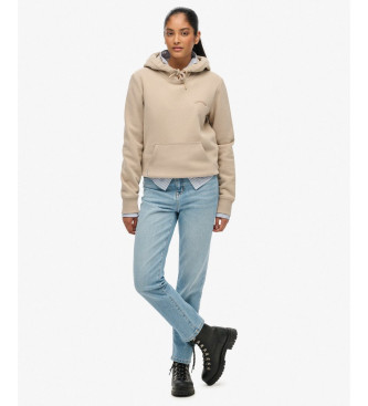Superdry Essential Logo beige sweatshirt