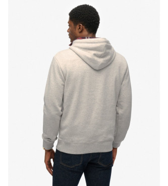 Superdry Essential Logo Hoodie HB gris