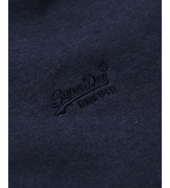 Superdry Sweatshirt com logtipo essencial azul-marinho