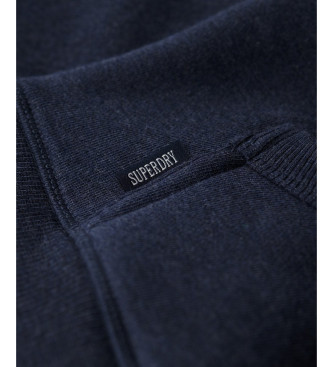 Superdry Felpa essenziale con logo blu scuro