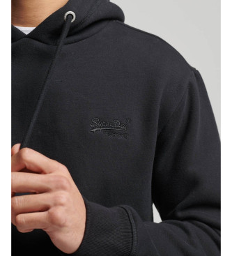 Superdry Sudadera Essential Logo negro