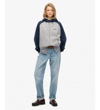 Superdry Essential Logo OSZ Raglan Sweatshirt navy