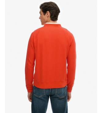 Superdry Essential Logo Raglan Sweatshirt orange
