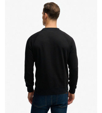 Superdry Essential Logo Raglan Sweatshirt black
