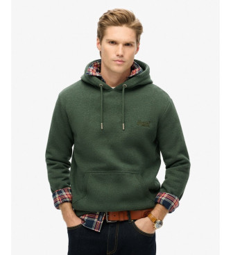 Superdry Sweatshirt Essential Logo verde